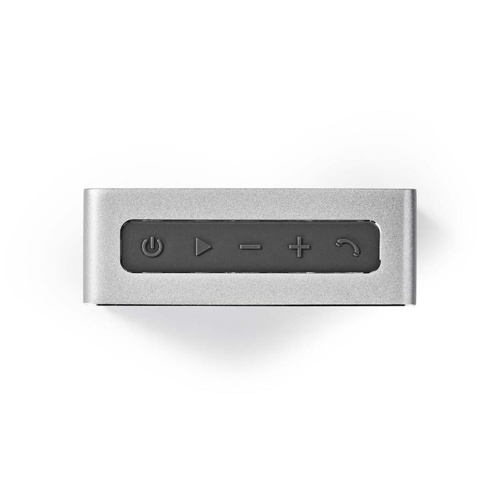 Nedis SPBT1002GY -højttaler med Bluetooth® 15 W Metal Design Gunmetal