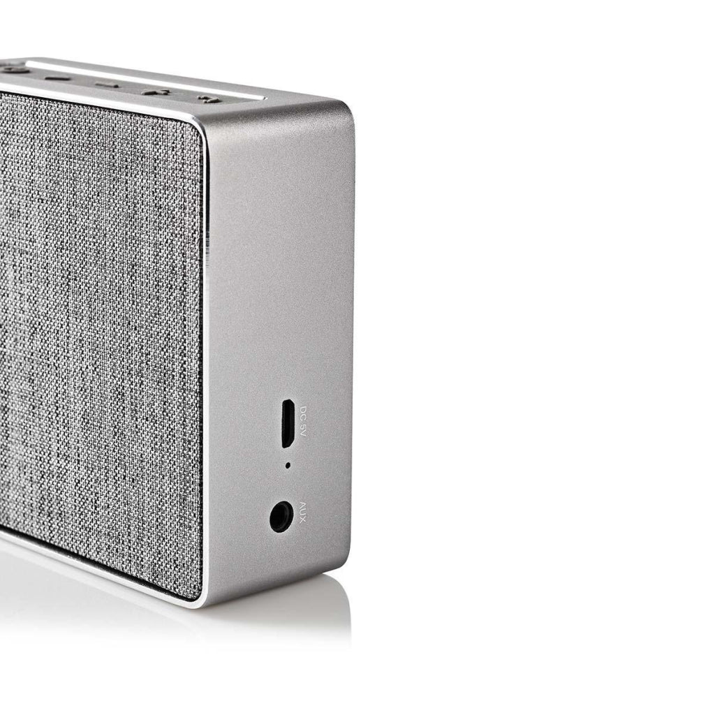 Nedis SPBT1002GY -højttaler med Bluetooth® 15 W Metal Design Gunmetal