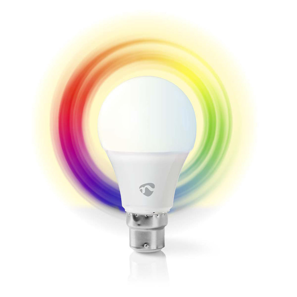 Nedis wifilw10wtb22 wi-fi slimme led-lamp warm- tot koud-wit b22