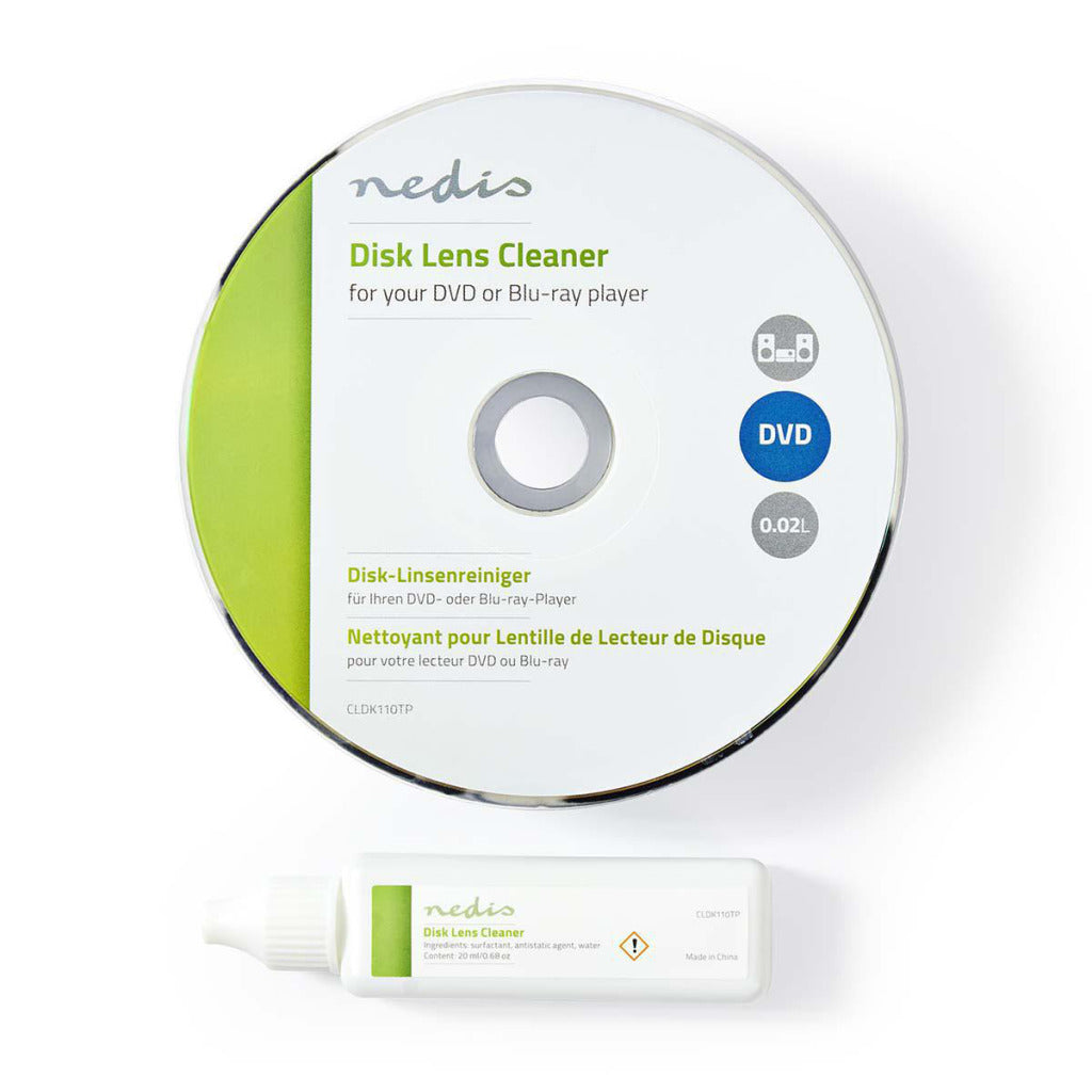 Nedis cldk110tp Linsenreiniger Blu-ray DVD 20 ml