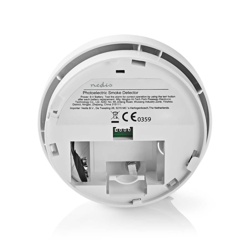 Nedis dtcts20wt smoke detector en14604 batterij-indicator