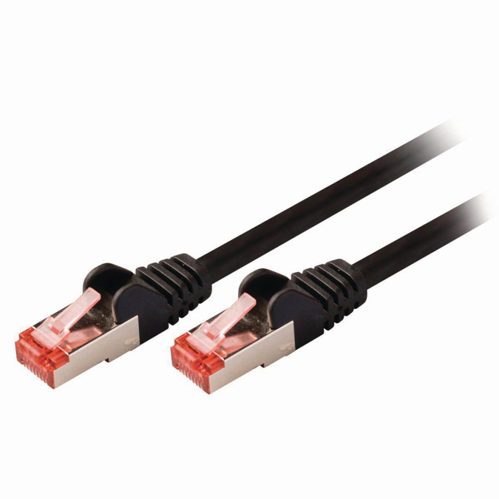 NEDIS CCGP85221BK05 CAT6 S FTP Network Kabel RJ45 Mężczyzna - RJ45 Mężczyzna 0,5 m czarny