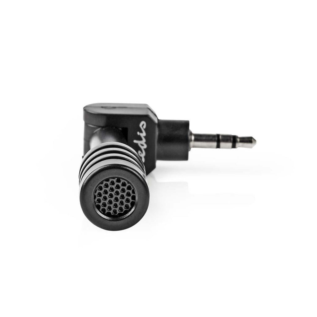 NEDIS MICMJ100BK Micrófono Mini Plug-in de 3.5 mm Negro