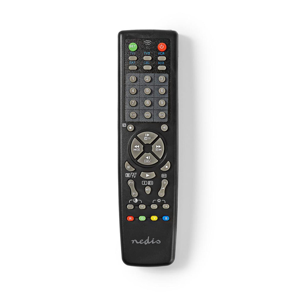 Nedis TVC2100BK Universal Remote Kontrolle pre -programméiert 10 Geräter