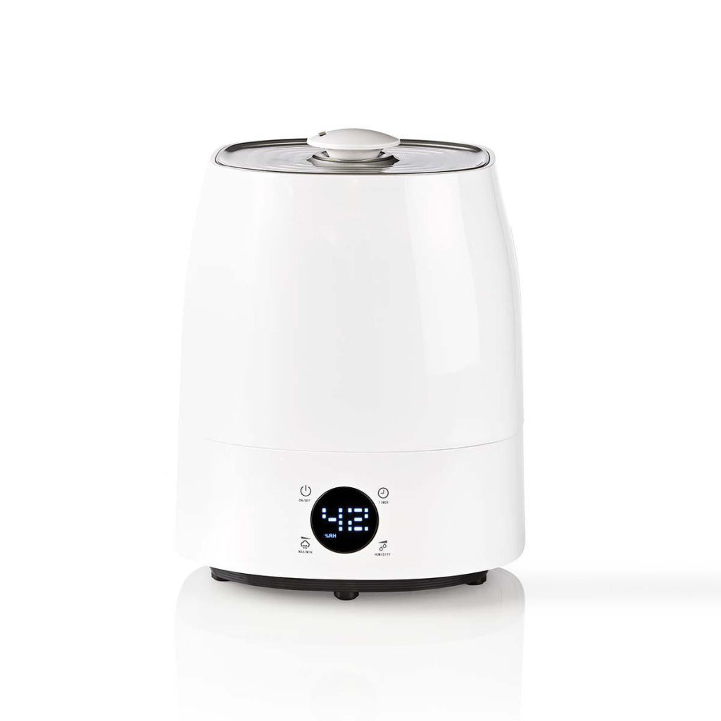 NEDIS HUMI120CWT Humidificador 5.5 L Temporizador de pantalla LED de higrómetro