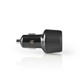 Nedis CCQC600ABK Autoladegerät 3.0 A 2x USB (QC 3.0) Schwarz