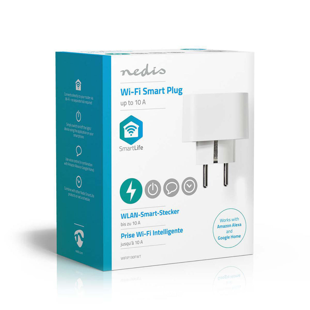 Nedis wifip130fwt wi-fi plug schuko type f 10 a