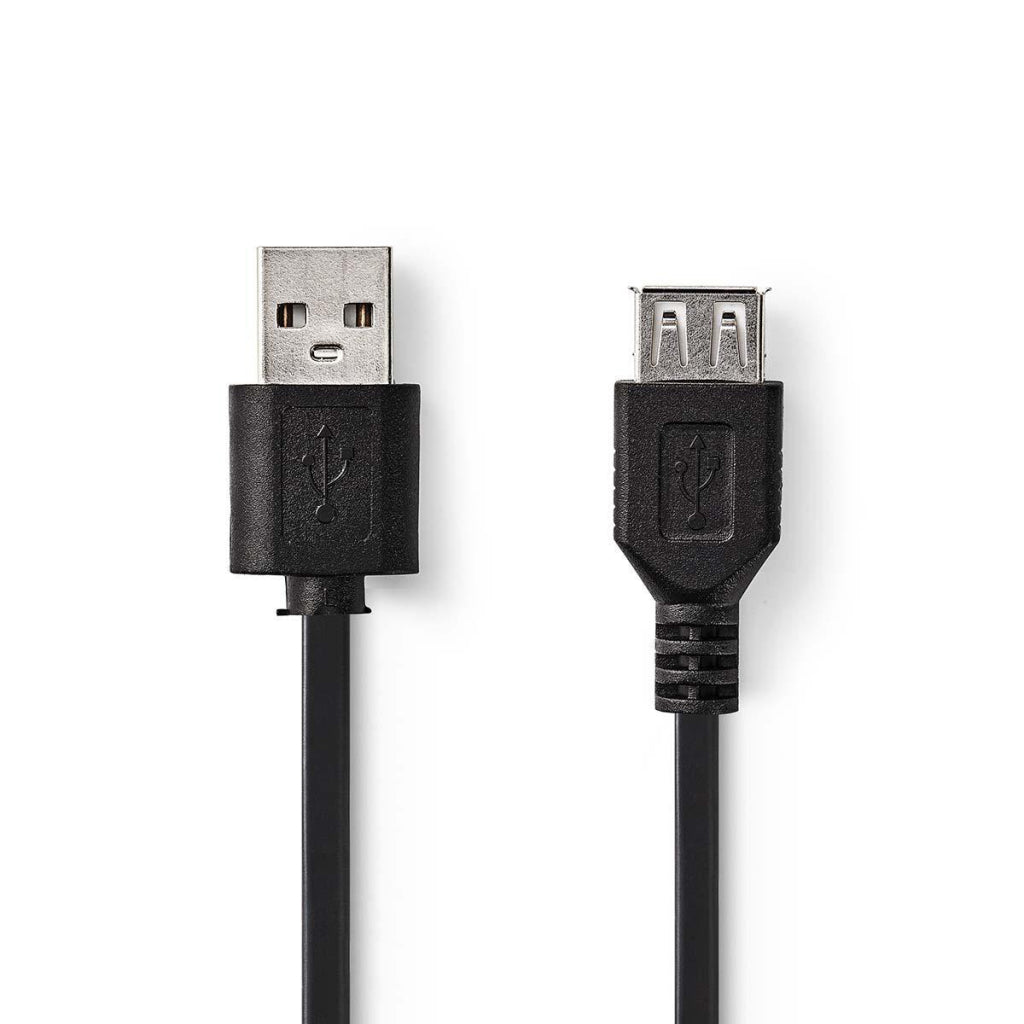 NEDIS CCGT60010BK30 Kabel USB 2.0 En hane - USB En kvinna 3,0 m svart