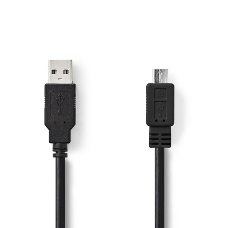 Nedis ccgt60500bk20 Kabel USB 2.0 A Stecker - Micro B Stecker 2,0 m schwarz