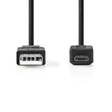 Nedis ccgt60500bk20 Kabel USB 2.0 A Stecker - Micro B Stecker 2,0 m schwarz
