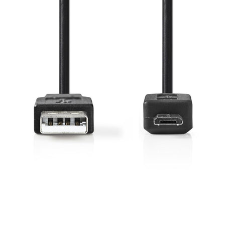 Nedis ccgt60500bk20 Kabel USB 2.0 A Stecker - Micro B Stecker 2,0 m schwarz