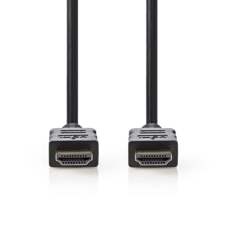 Nedis CVGT34000bk20 Hochgeschwindigkeits-HDMI-Kabel mit Ethernet-HDMI-Anschluss – HDMI-Anschluss 2,0 m schwarz