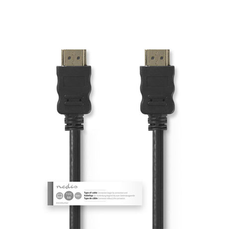 Nedis cvgt34000bk30 Hochgeschwindigkeits-HDMI-Kabel mit Ethernet 3 m schwarz