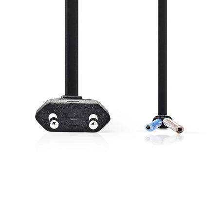 Nedis pcgp11700bk20 Netzkabel Eurostecker – offenes Kabelende 2,0 m schwarz