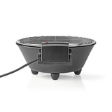 Nedis bbqe112bk elektrische barbecue rond 30 cm 1250 watt