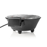 NEDIS BBQE112BK Barbecue électrique autour de 30 cm 1250 watt