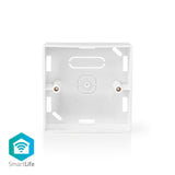 NEDIS WIFIWB10WT Caja de construcción Montaje de pared 86 x 86 mm blanco