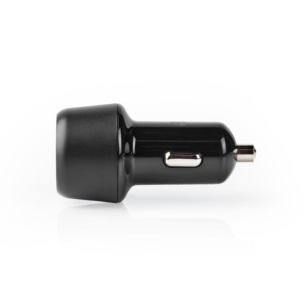 NEDIS CCPD18W100BK Cargador de automóviles 3.0 A USB-A USB-C Entrega de energía 18 W Negro