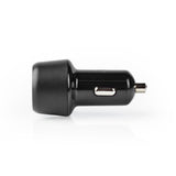 Nedis CCPD18W100BK Car Charger 3.0 A USB-A USB-C Delivery 18 W Nero