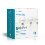 Nedis wifilw30crgu10 wi-fi led-lamp warm tot koel wit gu10 3-pack