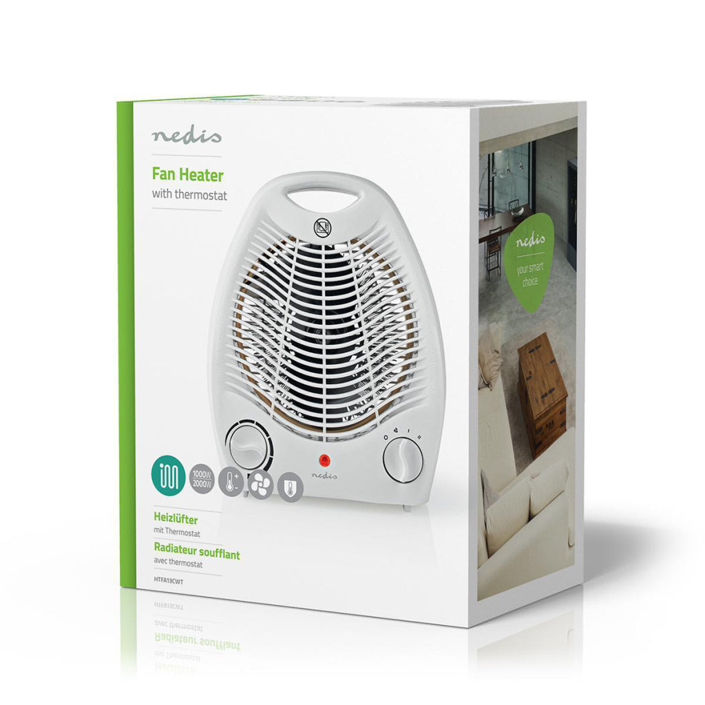 Nedis HTFA13CWT Heizlüfter 2000 W Thermostat