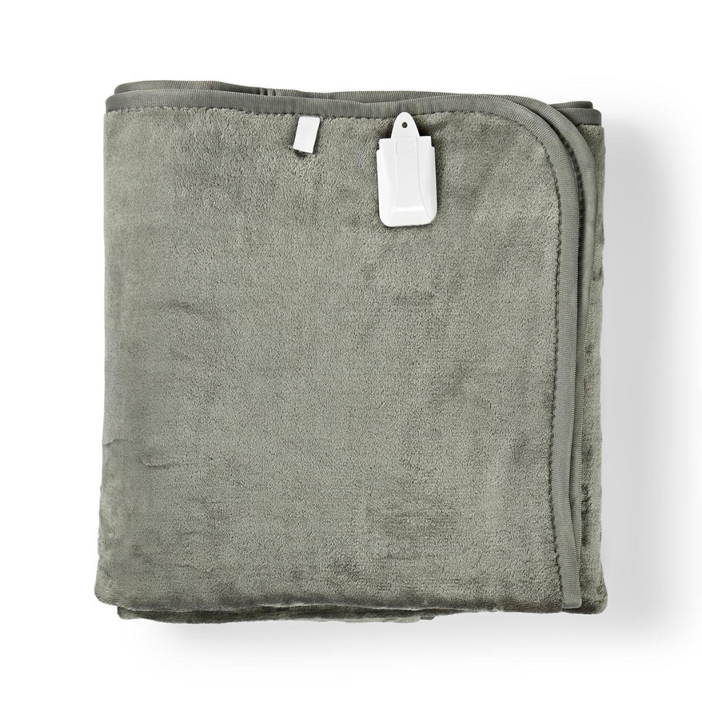 Nedis pebl130cwt1 Heizdecke, Unterbett, 150 x 80 cm, 9 Heizstufen, Kontrollleuchte, Überhitzungsschutz