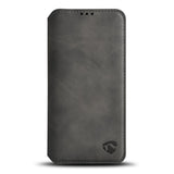Nedis SSW10021BK Soft Wallet Book für Samsung Galaxy A50 Schwarz