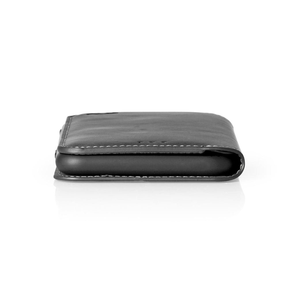 Nedis SSW10021BK Soft Wallet Book für Samsung Galaxy A50 Schwarz