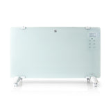 Nedis WifiHtpl20fwt Smart Convector-komfur med Wi-Fi Thermostat Glass Front Panel 2000 W White