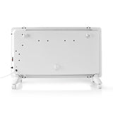 Nedis WifiHtpl20fwt Smart Convector-komfur med Wi-Fi Thermostat Glass Front Panel 2000 W White