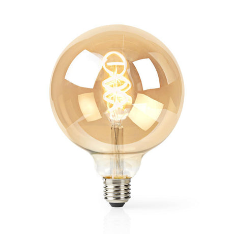 Nedis Wi-Fi LT10GDG125 Wi-Fi Warm- bis Kaltweiße LED-Glühbirne gedreht E27 G125 5,5 W 350 lm