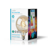 Nedis Wi-Fi LT10GDG125 Wi-Fi Warm- bis Kaltweiße LED-Glühbirne gedreht E27 G125 5,5 W 350 lm