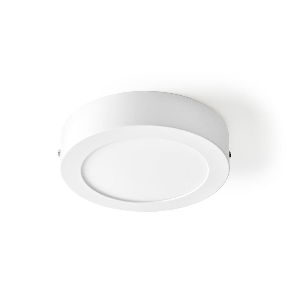 Nedis Wifilaw10wt Wi-Fi Lampada a soffitto Diametro rotondo 17 cm caldo a freddo 800 lm 12 w Slim design in alluminio