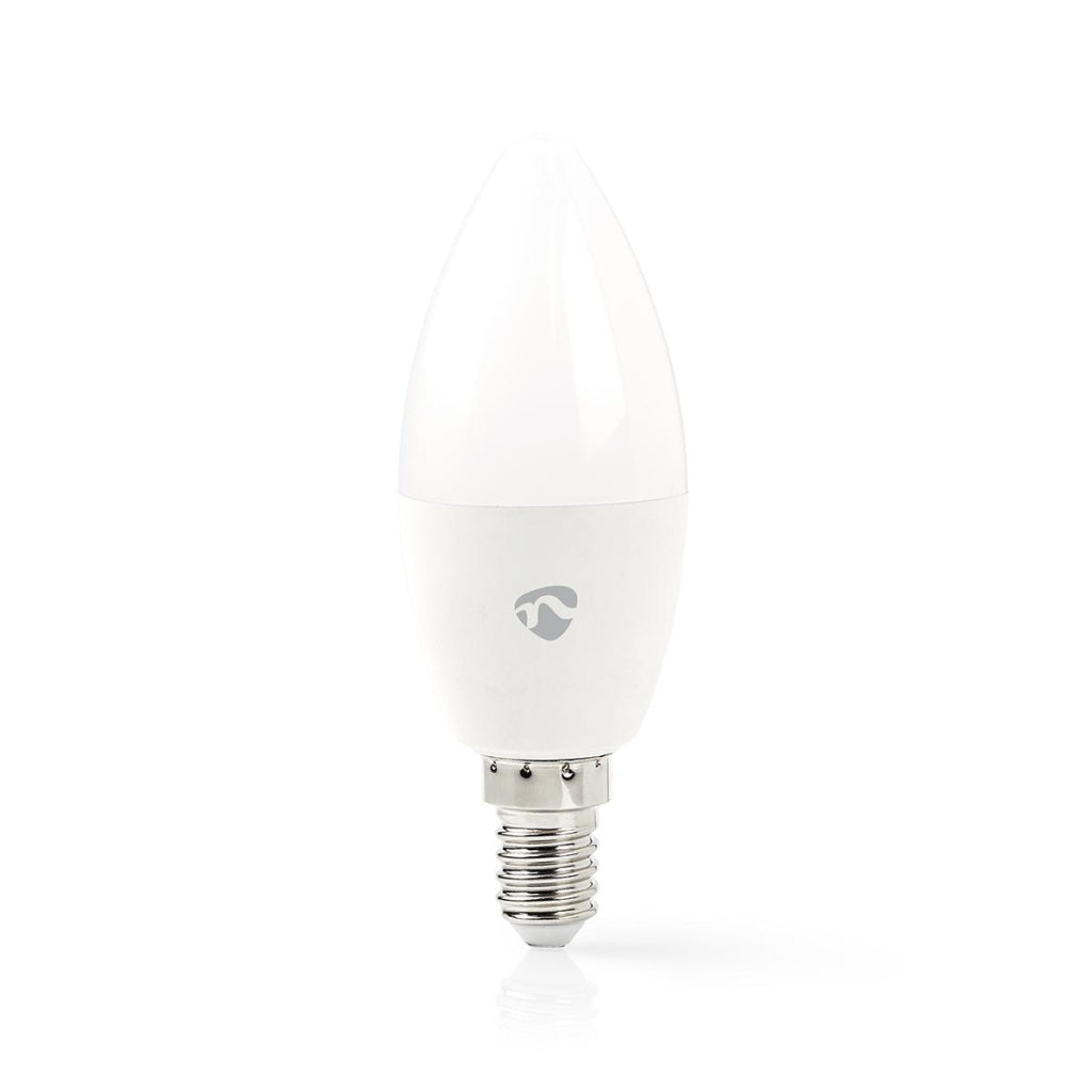 Nedis wifilc11wte14 Wi-Fi-Smart-LED-Lampe in Vollfarbe und warmweiß E14