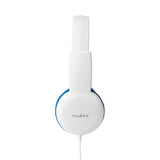 Nedis HPWD4200BU Kablet hovedtelefoner 1,2 m rundt kabel On-Ear Blue White