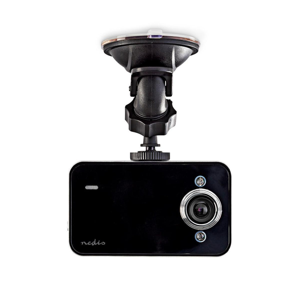 NEDIS DCAM06BK DASHCAM HD 720P 1 CH 2.4 pulgadas ángulo de visión de 60 grados;