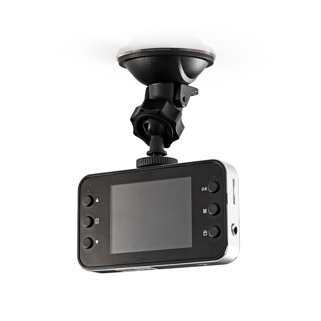 NEDIS DCAM06BK DASHCAM HD 720P 1 CH 2.4 pulgadas ángulo de visión de 60 grados;