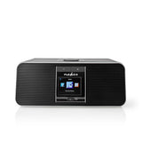 Nedis RDIN5005BK Internet Radio 42 W DAB+ FM Bluetooth® Remote Control Black Silver