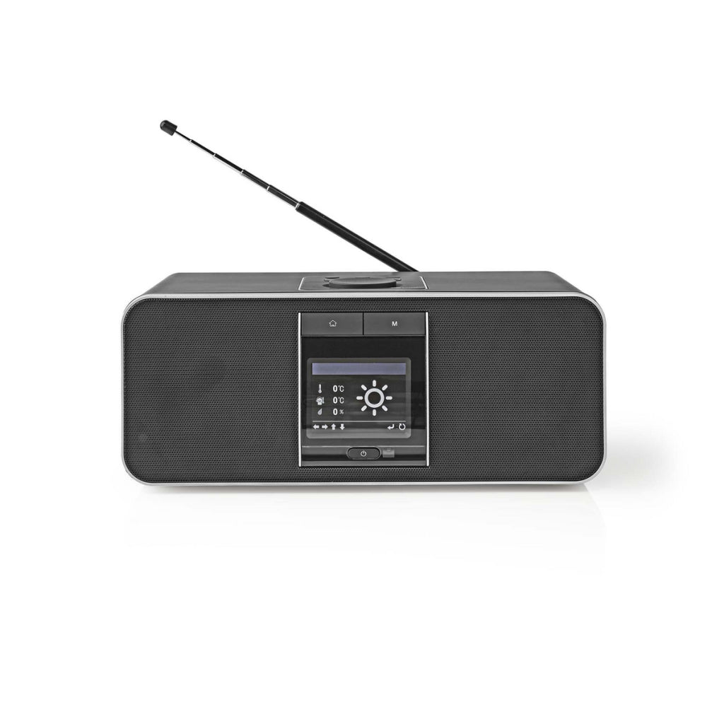 Nedis Rduin5005bk Internet Radio 47 w dab + fm Bluetooth® Remote Kontroll Black Sëlwer