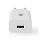 Nedis wchau242awt Wandladegerät 2,4 A 1 Ausgang USB-A weiß