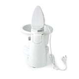 Nedis kahm110cwt handmixer 200 w 5-snelheden turbo-functie draaikom 2 deeghaken 2 kloppers grijs wit