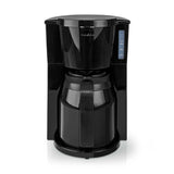 Nedis kacm250ebk cafetière capacité maximale: 1,0 l 8 fonction de réchauffement noir