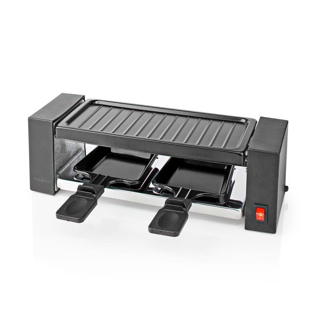 Nedis Fcra210fbk2 Raclette Grill für 2 Personen