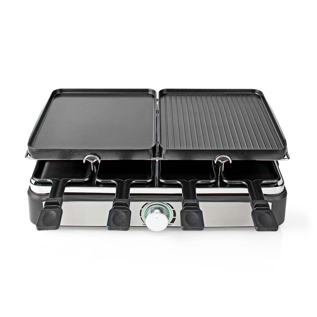 Nedis FCRA300FBK8 Raclette Stone Grill til 8 personer