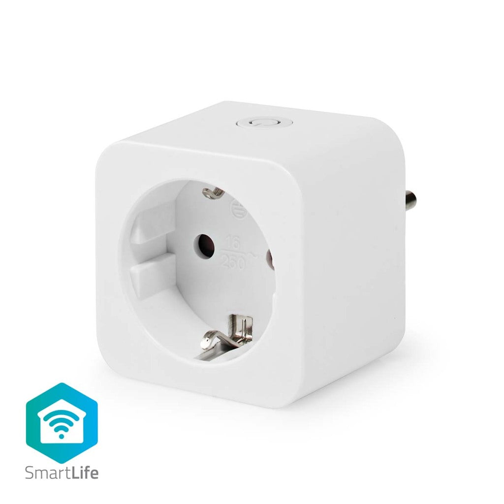 Nedis WiFip121fwt Smartlife Plug Wi -fi Energi Potter 3680 w Type F (CEE 7) -10 -4-345 °