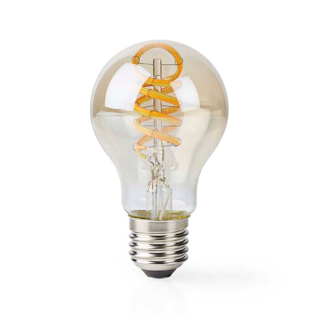 Nedis Wifilrt10A60 SmartLife LED Filament Lamp Wi -fi E27 360 lm 4,9 W caldo a freddo 1800 - 6500 K BEGNOID COMMERCIO; iOS pera