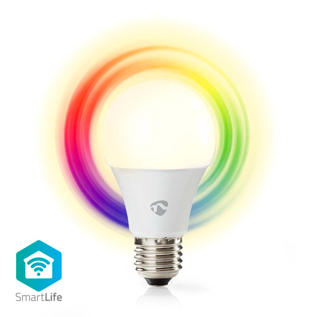 Nedis wifilrc10e27 smartlife mehrfarbige Lampe Wi-Fi E27 806 lm 9 W RGB warm bis kaltweiß Android Trade; iOS-Peer