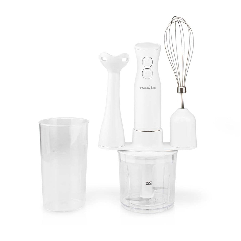 Nedis KAHB120CWT HAND BLENDER 400 W Hastighedsindstillinger: 2-trins hakningsmaskine hvid