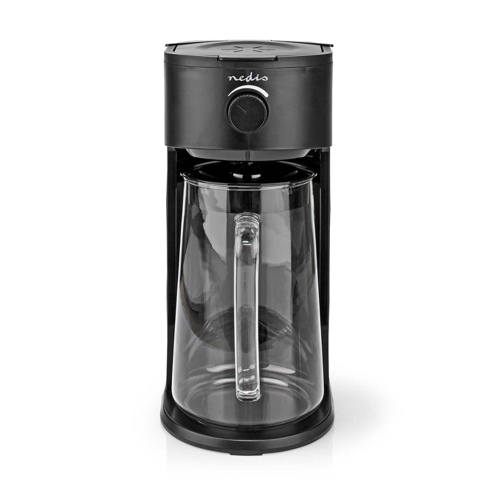 Nedis kaicm200fbk Eiskaffee Eisteebereiter Filterkaffee 2,5 l 6 Tassen schwarz