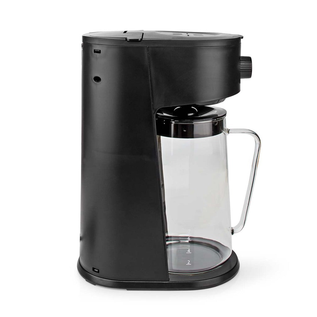 Nedis kaicm200fbk Eiskaffee Eisteebereiter Filterkaffee 2,5 l 6 Tassen schwarz